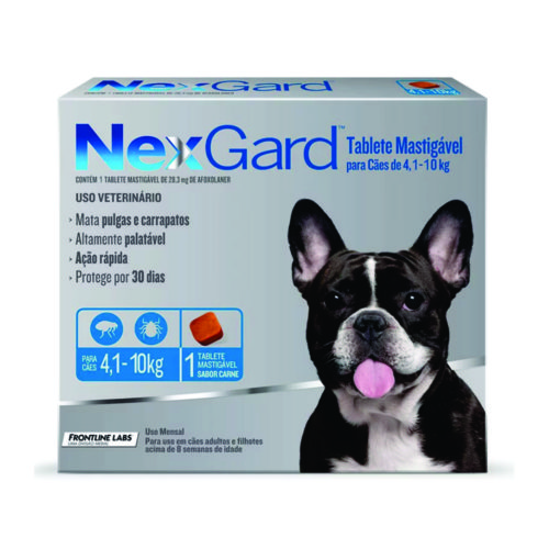 Nexgard para Cães de 4,1 a 10kg