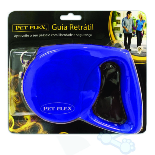 Guia Retrátil Pet Flex Até 15 kg