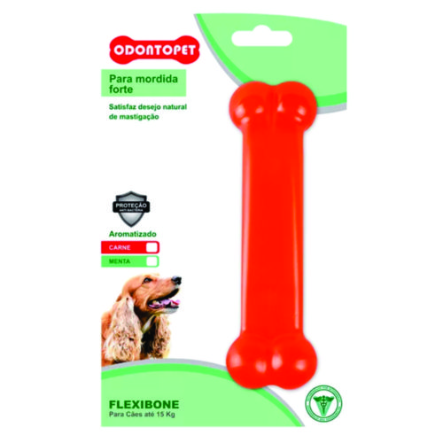 Brinquedo Mordedor Odontopet Flexibone Para Cães até 15kg
