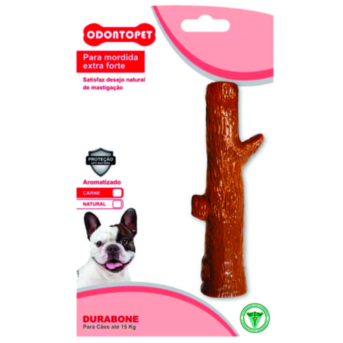 Brinquedo Mordedor Odontopet Durabone Tronco Para Cães até 15kg