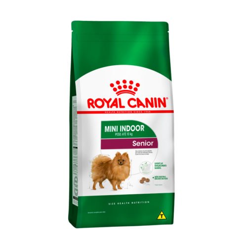 Ração Cão Mini Indoor Sênior Royal Canin 1kg