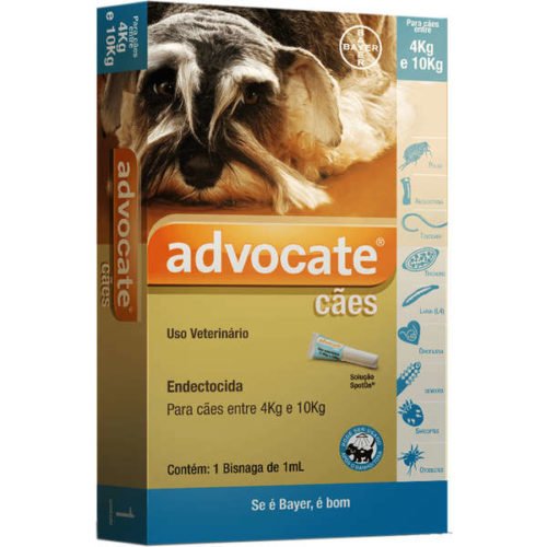 Advocate Para Cães De 4 - 10kg