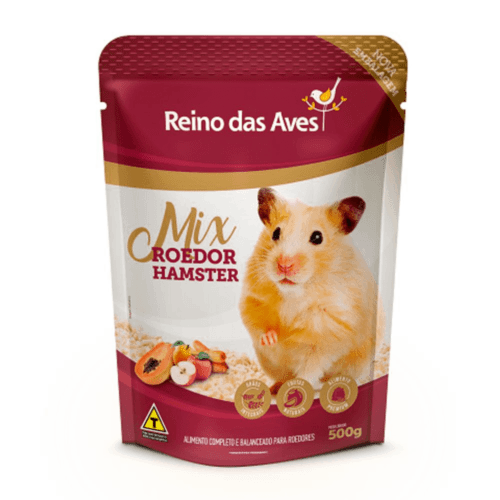 Mix Roedor Hamster Reino das Aves 500g