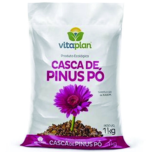 Casca de Pinus Pó Vitaplan 1kg