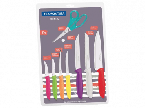 Jogo De Facas Inox 8 Peças Tramontina