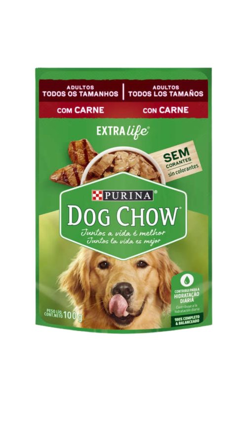 Dog Chow Sachê Para Cães Adultos Todos Os Tamanhos 100g