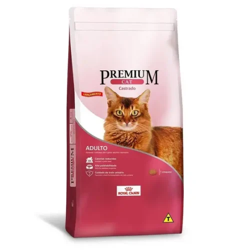Ração Gato Adulto Premium Cat Castrado Royal Canin 10kg
