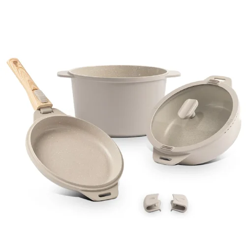 Conjunto de Panelas Empilháveis 7peças Brinox