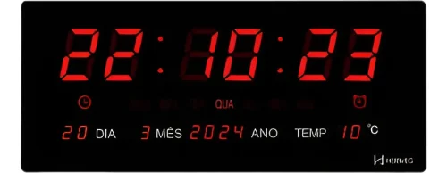Relógio de Parede Digital